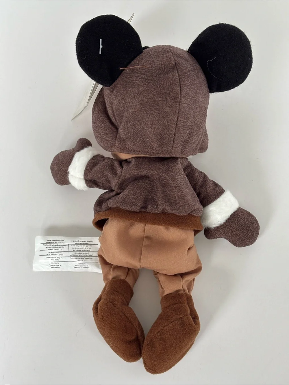 Vintage Disney Store Pilot Mickey Mouse Bean Bag Plush with Tags